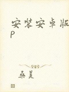 安装安卓版app