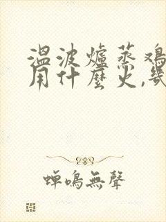 温波炉蒸鸡蛋羹用什么火,几分钟
