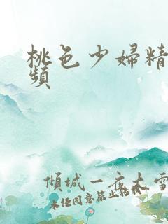 桃色少妇精品视频