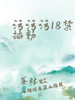 污污污18禁止插动