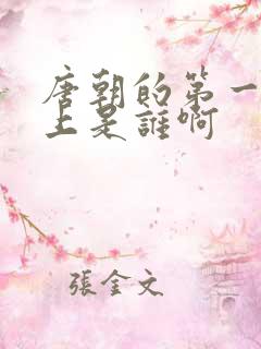 唐朝的第一位皇上是谁啊