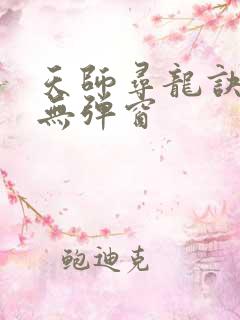 天师寻龙诀小说无弹窗