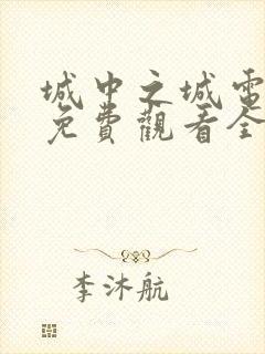 城中之城电视剧免费观看全集剧情