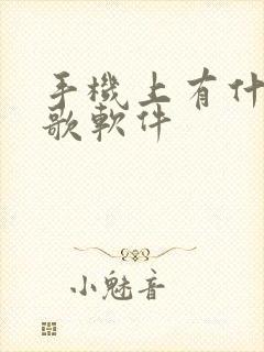 手机上有什么唱歌软件