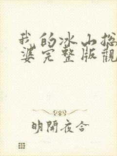 我的冰山总裁老婆完整版观看
