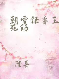 朝雪录睿王怎么死的