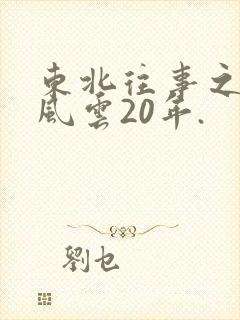 东北往事之黑道风云20年.