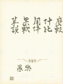 苹果用什么看小说软件比较好