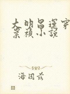 大明昌运穿越成崇祯小说