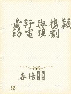黄轩与杨颖主演的电视剧