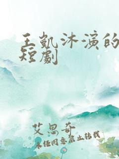 王凯沐演的所有短剧