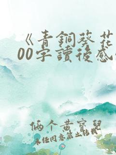 《青铜葵花》500字读后感5篇