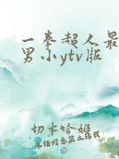 一拳超人最强之男小ytv版