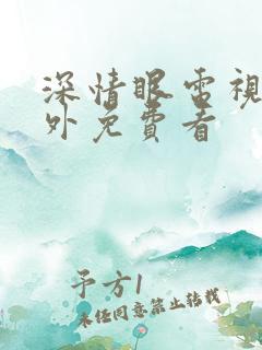 深情眼电视剧番外免费看