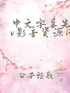 中文字幕先锋av影音资源网