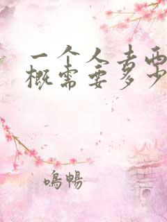 一个人去西藏大概需要多少钱