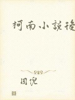 柯南小说后宫