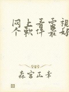 网上看电视剧哪个软件最好免费
