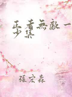 正者无敌一共多少集