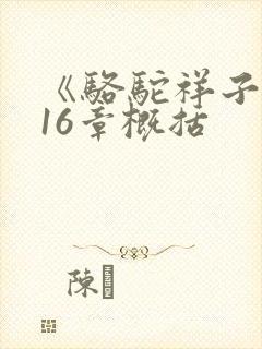 《骆驼祥子》第16章概括