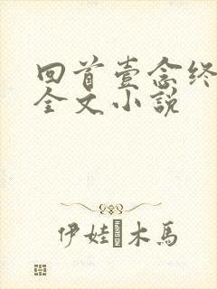 回首壹念终成梦全文小说