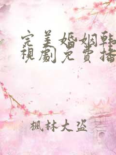 完美婚姻韩剧电视剧免费播放全集