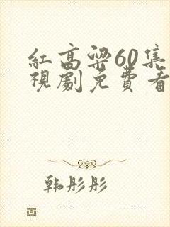 红高粱60集电视剧免费看全集