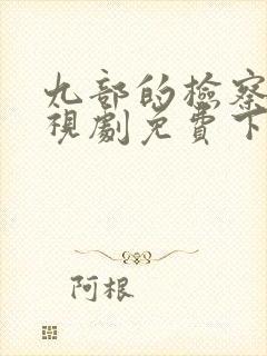 九部的检察官电视剧免费下载