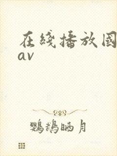 在线播放国产片av