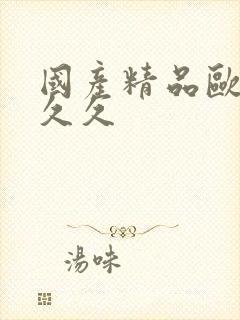 国产精品欧美久久久 国产精品欧美久久久