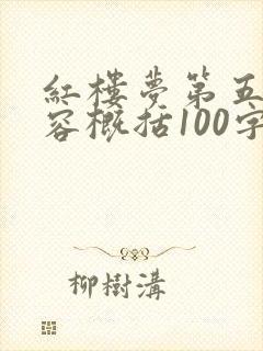红楼梦第五回内容概括100字左右