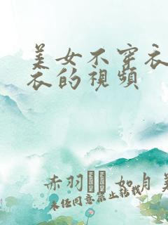 美女不穿衣服内衣的视频