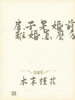 房子是婚前财产 离婚怎么分配