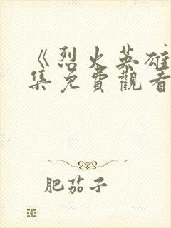 《烈火英雄》全集免费观看