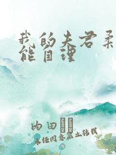 我的夫君柔弱不能自理
