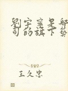刘宇宁是哪个公司的旗下艺人