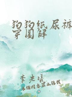 狗狗纸尿裤怎么穿图解
