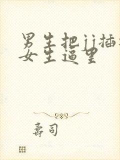 男生把jj插进女生逼里