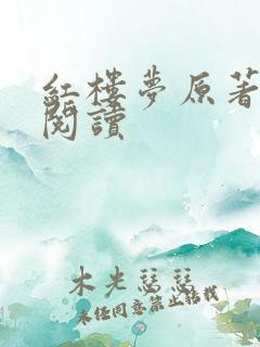 红楼梦原著正版阅读