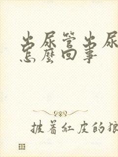 出尿管出尿时疼怎么回事 出尿管出尿时疼怎么回事