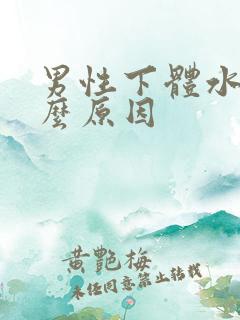 男性下体水肿什么原因