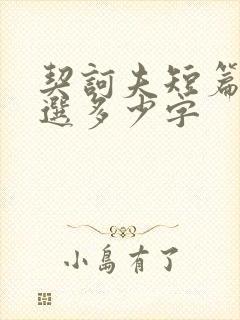 契诃夫短篇小说选多少字