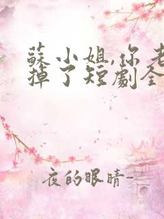 苏小姐,你老公掉了短剧全集播放