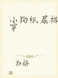 小狗纸尿裤怎么穿