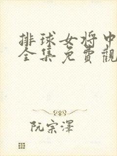 排球女将中文版全集免费观看