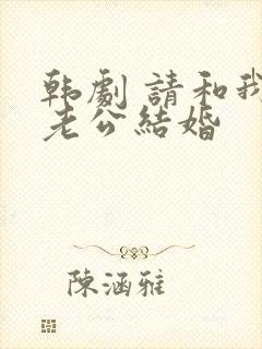 韩剧 请和我的老公结婚