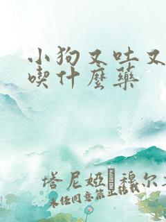 小狗又吐又拉稀吃什么药
