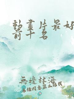 动画片最好看的前十名