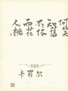 人面不知何处去,桃花依旧笑春风.是什么意思