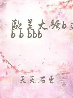 欧美大骚b爽bb b bbb